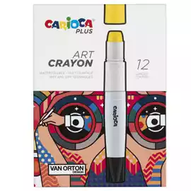 Pastello a cera Art Crayon D 10 mmx138mm assortiti  Plus conf. 12...
