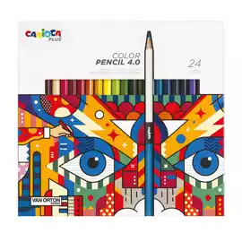 Matita colorata Color Pencil 4.0 mina 4mm assortiti  Plus conf. 24...