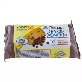 Frollini con goccedi cioccolato monoporzioneda 70gr Zerglutine