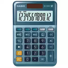 Calcolatriceda tavolo MS 120EM 12 cifre blu 