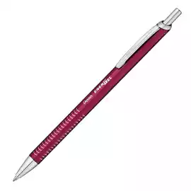 Penna roller EnerGel Metal Slim punta 0,7mm fusto rosso 
