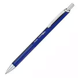 Penna roller EnerGel Metal Slim punta 0,7mm fusto blu 
