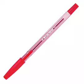 Penna a sfera con cappuccio punta fine 0,7mm rosso Starline conf. 50 pezzi
