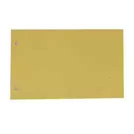 Separatori cartoncino Manilla 200gr 12,5x23cm giallo Cartotecnica del...
