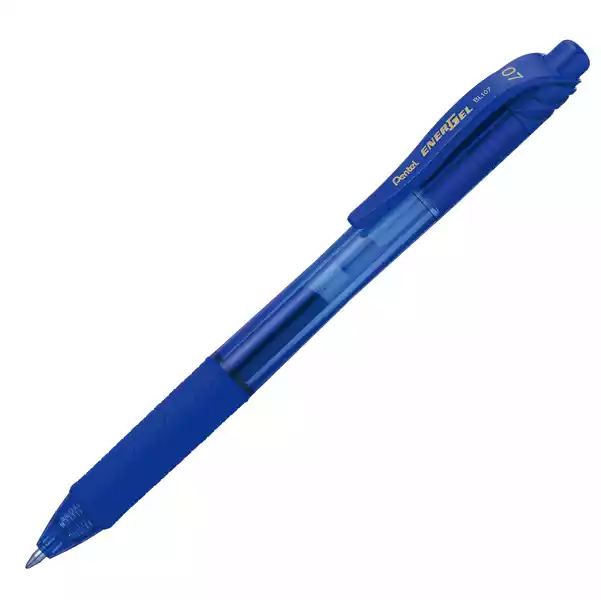 Roller a scatto EnergelxBL107 punta 0,7mm blu Pentel