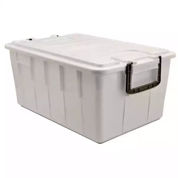 Contenitore Foodbox con coperchio 58x38x26cm 40 L PPL riciclabile bianco Mobil Plastic