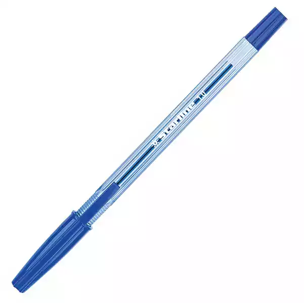 Penna a sfera con cappuccio punta media 1,0mm blu Starline conf. 50 pezzi