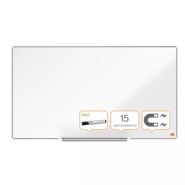 Lavagna bianca magnetica Impression Pro Widescreen 69x122cm 55'' Nobo